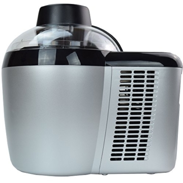 Selbstkühlende, Extrem leichte und Stromsparende Eismaschine GG-90W Frozen Yogurt Milchshake Maschine Flaschenkühler Gino Gelati - 